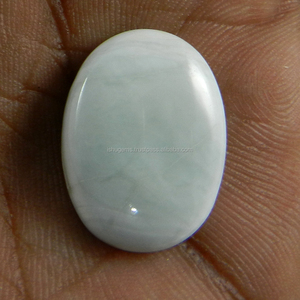 ที่มีคุณภาพสูงสีฟ้า Aragonite แจสเปอร์3.10 Gms รูปไข่ Cab 15*25มิลลิเมตรพลอยสำหรับเครื่องประดับ IG1724 - Product Image 3