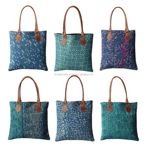 Bolsos de mano Kantha Indigo - Product Image 1