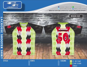 Camiseta de Lacrosse con Efecto 3D, Fabricante de Ropa Deportiva Personalizada, Nombre Personalizado | |   Corte Automatizado de Números y Diseños - Product Image 2
