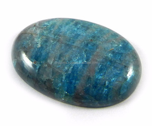อัญมณีธรรมชาติ Apatite Cabochon 6.29 Gms รูปไข่20*29มม. สำหรับเครื่องประดับ - Product Image 1