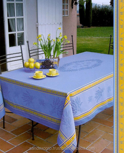 Ropa de mesa de hotel Ropa de mesa ecológica de poliéster con estampado en forma redonda a un precio asequible para venta al por mayor en la India - Product Image 3