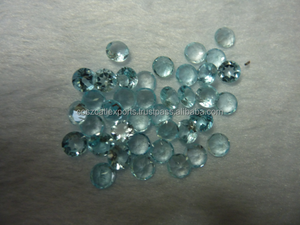 
 
 
 Topacio Azul Cielo Natural al por Mayor, Piedras Preciosas Sueltas con Corte Brillante Redondo de 6 mm, Piedras Calibradas de Afganistán |   Coszcalt Exporta ZQU - Product Image 4