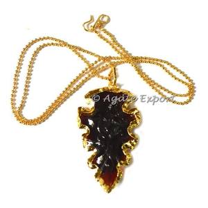 Sharp Bords Électrolytique Collier Pointes De Flèches: Designer Collier Pointes De Flèches - Product Image 1