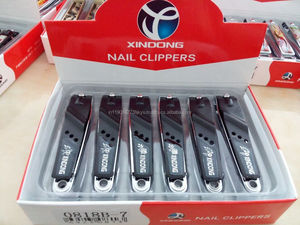 Coupe-ongles en acier au carbone, accessoire pour manucure, souvenir, avec porte-clé, poignée en plastique coloré, 1 pièce, offre spéciale - Product Image 3