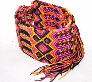 Cinturón Étnico Mexicano Boho Tejido a Mano con Múltiples Diseños de Moda - Product Image 1