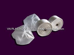 Sacs d'emballage biodégradables en PEHD à soufflets latéraux, thermoscellables, avec poignée et surface gaufrée, recyclables pour usage industriel et alimentaire - Product Image 2