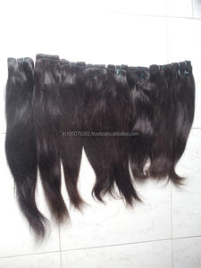 Unprocessed Indian straight hair from India for factory prices - Product Image 3