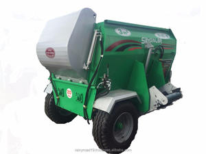 Mezclador de alimentación eléctrico de alta calidad, máquina de alimentación Horizontal de 3m3 para granjas de Turquía - Product Image 5