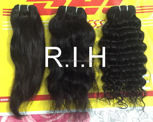 Raw Unprocessed <strong>Aliexpress</strong> 7a Grade 100% Temple Indian Virgin Hair - Product Image 4