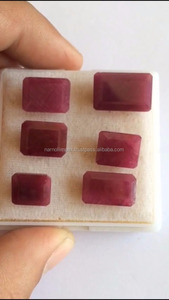 Igi พลอยทับทิมธรรมชาติได้รับการรับรองจากการตัดมรกตสีแดงอัญมณีหลวม - Product Image 2