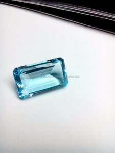 Topacio Azul Cielo Sintético en Cristal, Gema al por Mayor - Product Image 2