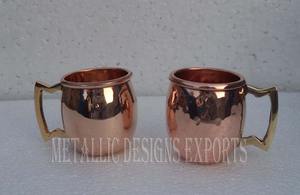 แก้วดื่มแบบสั้นสไตล์โบราณทำจากโลหะแก้วทองแดงแบบสั้นเหมาะสำหรับดื่มกาแฟ - Product Image 6