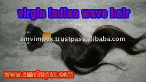 2026 meilleure extension de cheveux de haute qualité. Tissage de cheveux humains remy ep wave. Tissage de cheveux vierges non traités provenant de l'inde - Product Image 3
