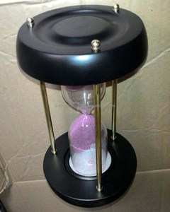 Reloj de arena Vintage náutico, temporizador de arena para escritorio de oficina, pantalla elegante, regalo de madera de latón, reloj de arena, decoración - Product Image 1