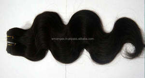 Cabello Humano Virgen Indio Remy para Tejer, 100% Sin Procesar, Calidad Superior, Trama Única, Listo para Permanente - Product Image 5