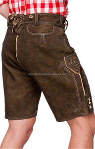 Authentique tenue Lederhosen allemande Lederhosen vêtements bavarois, BERGKRISTALL brun foncé (tenue traditionnelle) option personnalisée - Product Image 4