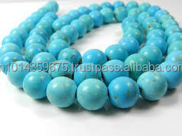 Natural Turquoise <b>Beads</b> Round <b>Crystals</b> Healing Stones <b>Beads</b> <b>for</b> <b>Jewelry</b> <b>Making</b> Cheap Gemstone - Product Image 2