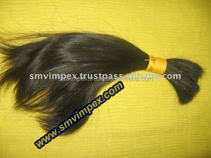 Cabello Remy sin hielo y sin frutos secos de la India. Pelo a granel de la mejor calidad de la India. 100% Remy natural sin procesar a granel Hai - Product Image 4