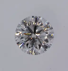 Kelas Brilian Grosir/Eceran Sintetis Putih/Tidak Berwarna Moissanite G-H Warna Putih Moissanite dengan Harga Termurah.