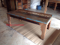 Offre Spéciale personnalisé Table basse en bois recyclé massif de haute qualité Mobilier de salon de style moderne pour usage domestique