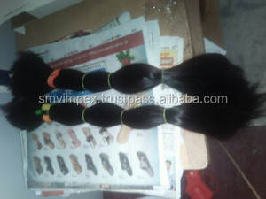 La mejor textura del cabello. 100% calidad a granel Virgen indio Remy Raw Hair. Sin proceso químico o ácido para la textura. Color natural - Product Image 5