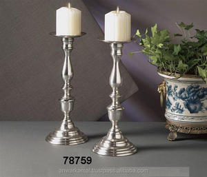 High Quality Classic Handmade Aluminum <b>Tall</b> Eco-Friendly Christmas Home Decoration <b>Candle</b> Stand - Product Image 1