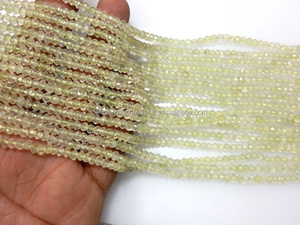 ลูกปัดหินอัญมณีสีเขียวธรรมชาติขนาด14นิ้ว - Product Image 5