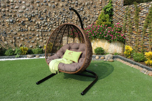 Hamac à œufs en rotin synthétique, mobilier de jardin moderne, haute qualité, nouveau design - Product Image 4