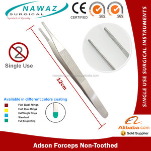 ผลิตภัณฑ์ผ่าตัดแบบใช้แล้วทิ้ง <span class=keywords><strong>Adson</strong></span> Forcep คีมตัด <span class=keywords><strong>Adson</strong></span>,ปราศจากฟัน12ซม. - Product Image 1