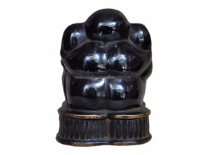 Ganesha-estatua de latón de bronce antiguo indio, hecho a mano, Dios indio, Ganesha - Product Image 2