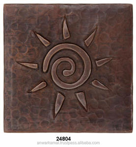 Hammered Antique Copper for Kitchen & Bathroom Walls <b>Tiles</b> - Product Image 1