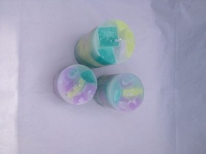 Various Colors <b>Paraffin</b> Ball Candles 3 Inch Home Decor Pillar Candle in Glass Jar - Product Image 4
