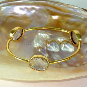 กำไลพลอยสามชิ้นสร้อยข้อมือแบบคลาสสิกชุบทอง14X18MM รูปไข่ทรงเหลี่ยมเพชรพลอยธรรมชาติคุณภาพสูงของขวัญสำหรับงานเลี้ยง - Product Image 6