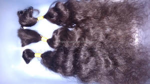 Cabello humano brasileño indio 100% Remy natural sin procesar a granel 100 gramos de peso directo de la India - Product Image 2