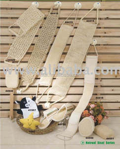 Nettoyeur de bain naturel en éponge, éponge loofah, sal, ramie - Product Image 1