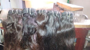 100% Unprocessed <b>Natural</b> Wavy Hair Weaving. <b>Best</b> Quality Remy Hair Weaving From India.Cuticle alaigned indian hairs - Product Image 4