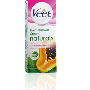 สำหรับ Veet Naturals ครีมกำจัดขนสำหรับผิวแห้งปกติมีสารสกัดจากมะละกอ - Product Image 1