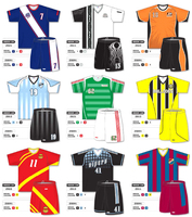 2017 vêtements de football haut Thai Dry Fit pas cher personnalisé Sublimation formation football uniforme maillot chemises ensembles pour équipes en vrac en gros