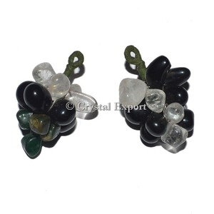 จี้องุ่นหลายสี: ซื้อจี้ลวดห่อขายส่ง - Product Image 1