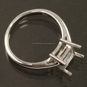 แหวนเงินแท้ 925 ประดับพลอย สำหรับงานแต่งงานและวันครบรอบ ดีไซน์แบบหนามเตยสี่เหลี่ยม ปรับขนาดได้ เหมาะสำหรับงานปาร์ตี้ (สำหรับทุกเพศ) - Product Image 5