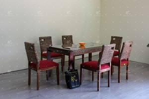 Juego de comedor de jacinto de agua para muebles de interior, 2018 - Product Image 6