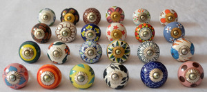 Gabinete de cerámica pintado a mano único moderno y perillas de puerta de aluminio manijas de muebles nuevos para armarios cajones armarios y tocadores - Product Image 3