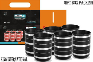 Hamacas de regalo chapadas en plata alemana con caja de terciopelo, embalaje para boda - Product Image 2