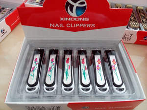 Diamante-cortaúñas de color dorado HUI QIANG, cortaúñas curvo para el mercado de la india y la india - Product Image 2