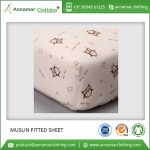 India Manufacturing Hot Sale Organic Cotton Fitted Crib Sheet - Product Image 5