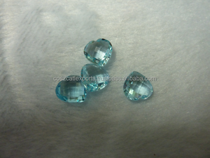 
 
 
 Topacio Azul Cielo Natural al por Mayor, Piedras Preciosas Sueltas con Corte Brillante Redondo de 6 mm, Piedras Calibradas de Afganistán |   Coszcalt Exporta ZQU - Product Image 6