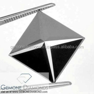 La mejor calidad de moissanita negra de corte princesa a precio barato Moissanita negra con forma de princesa Moissanita negra con forma elegante - Product Image 3