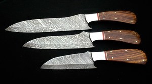 Damasco Chef Juego de cuchillos de cocina Desechable Característica Acero y Metal Premium Juegos de cuchillos - Product Image 1