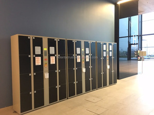 Casier de stockage électronique en acier avec système de casier intelligent d'accepteur de billets de banque pour l'usage de plage à vendre - Product Image 3