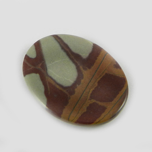 Jaspe Noreena ovale 18x23mm, vente en gros, 3,15 g, cabochon, pierre précieuse IG0672 - Product Image 2